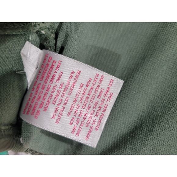 Xhilaration Juniors Sage Green Crochet Bralette Bikini Top Cute boho-inspired - Picture 3 of 7